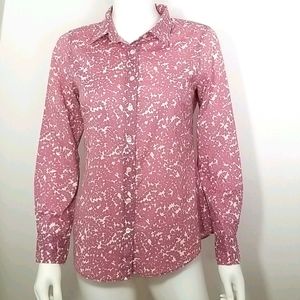 J. Crew Floral Print Blouse